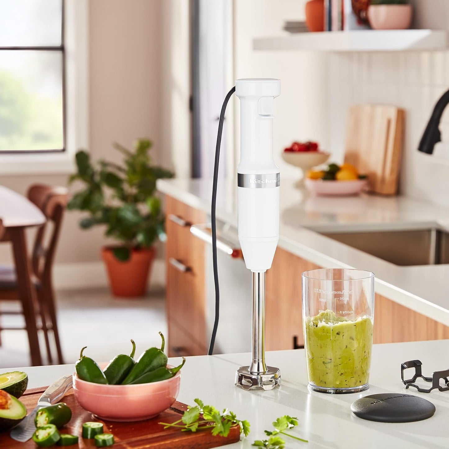 Variable Speed Corded Hand Blender KHBV53, White