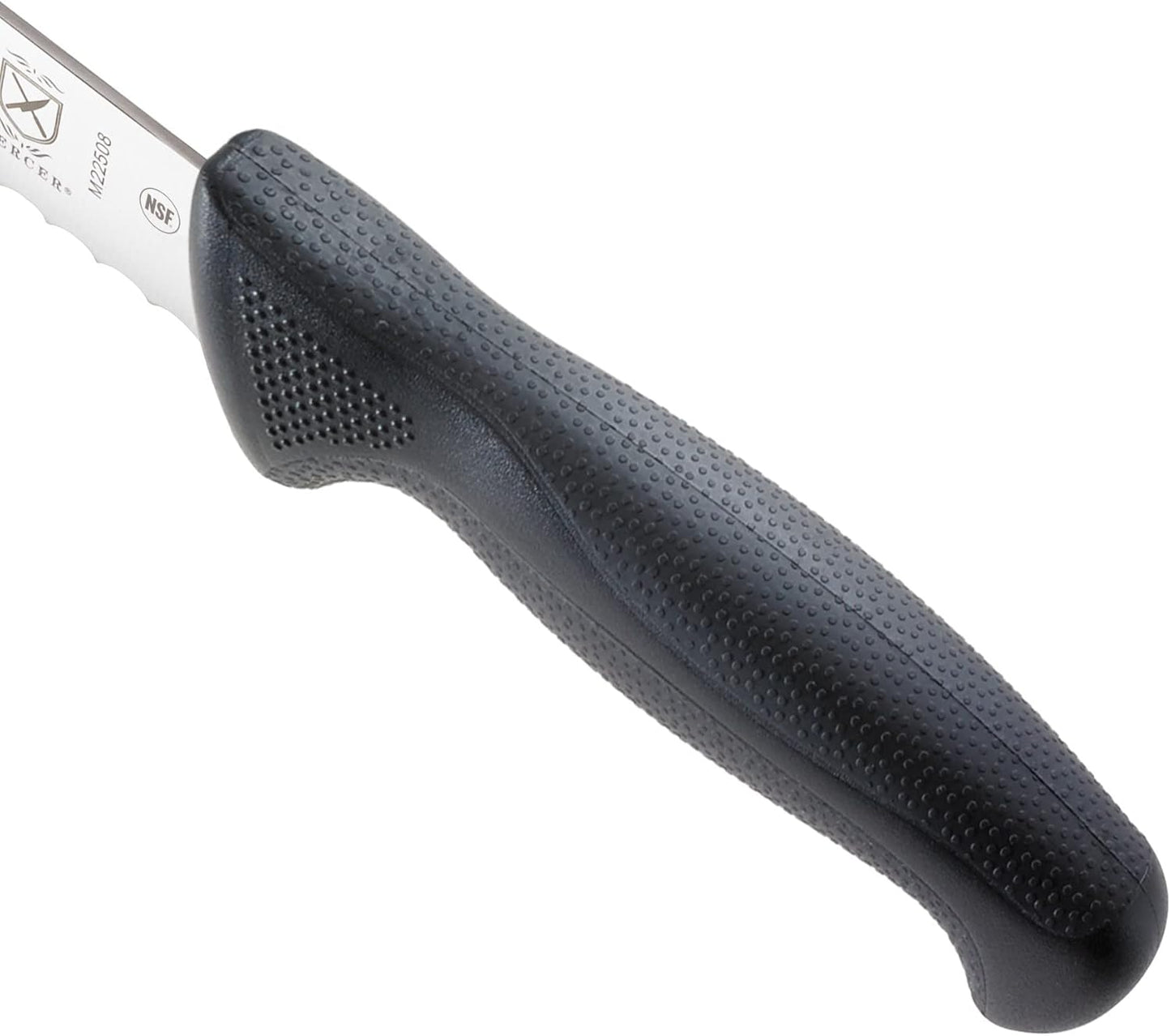 M22508 Millennia Black Handle, 8-Inch Wavy Edge, Bread Knife