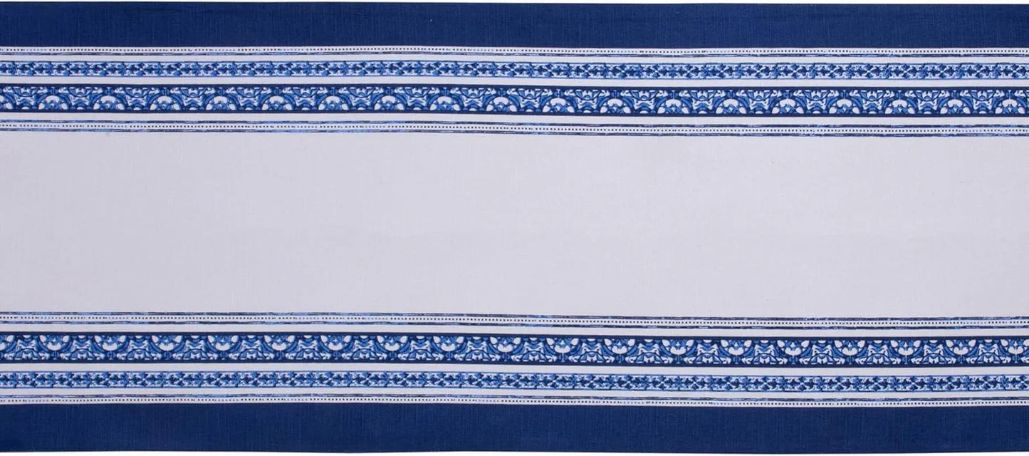 Table Top Décor Collection Spring & Summer Table Runner, 14X72, Porto Stripe Print