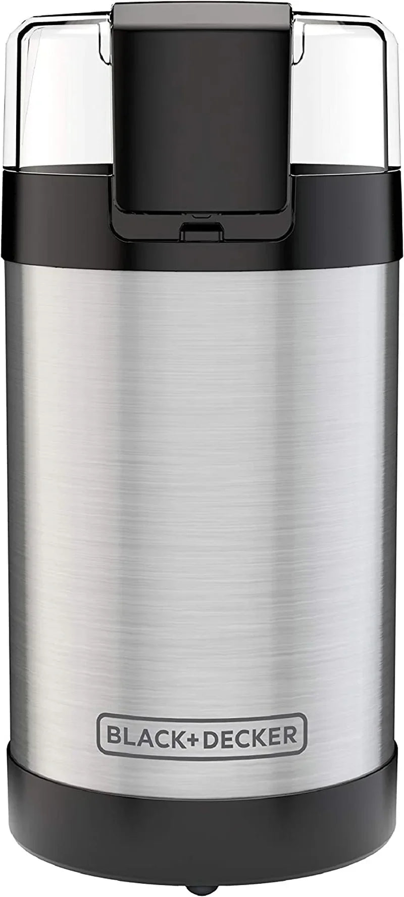 One Touch Coffee Grinder, 2/3 Cup Coffee Bean Capacity, Spice Grinder, One Touch Push-Button Control -150 Watts -Stainless Steel Blades