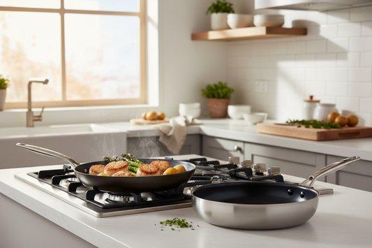 Carbon steel pan and nonstick pan comparison for everyday home cooking