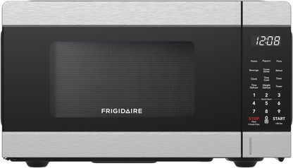 0.9 CU. FT. Microwave, Digital Control Panel - Auto Cooking Settings - Child Safety Lock - Stainless Steel