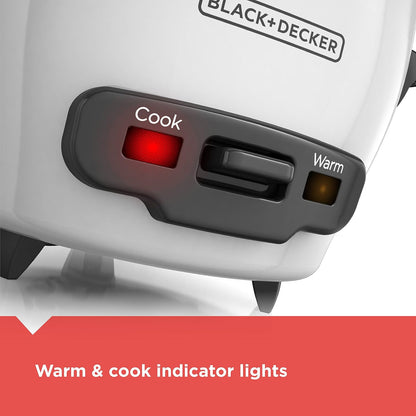 16-Cup Rice Cooker, RC516, 8-Cup Uncooked Rice, Steaming Basket, Removable Non-Stick Bowl, One Touch