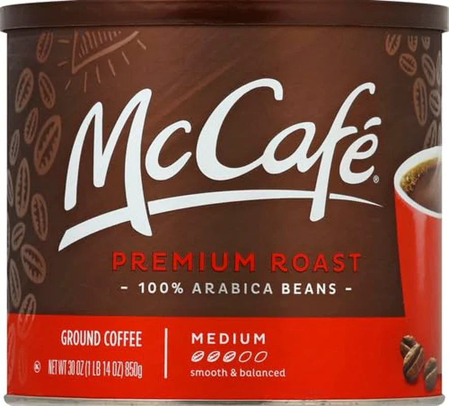 Premium Roast, Medium Roast Ground Coffee, 30 Oz Canister