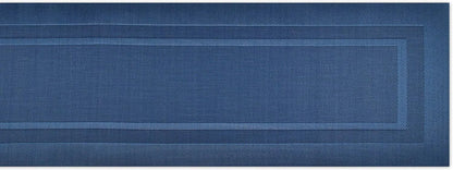 PVC Tabletop Collection Woven Indoor/Outdoor, Table Runner, 14X72, Nautical Blue