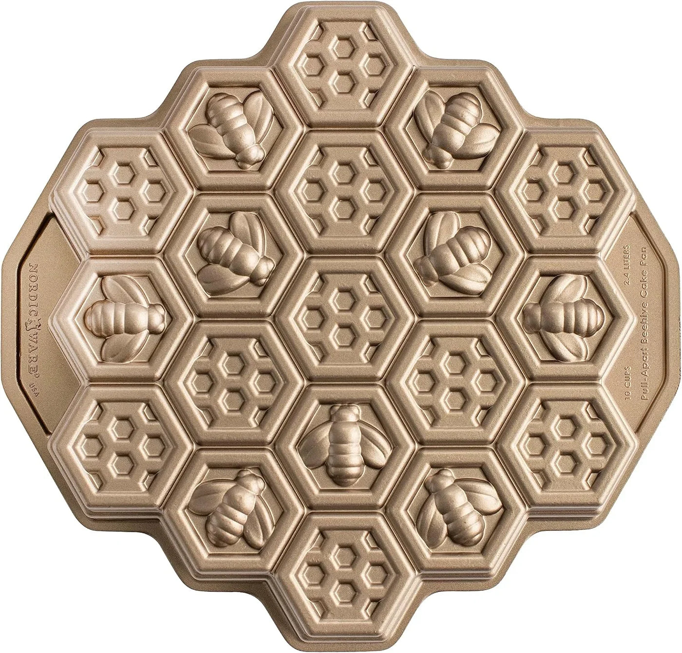 Honeycomb Pull-Apart Pan, 10 Cup, Toffee
