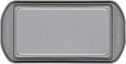 Bakeware Meatloaf/Nonstick Baking Loaf Pan Set, Two 9-Inch X 5-Inch, Gray