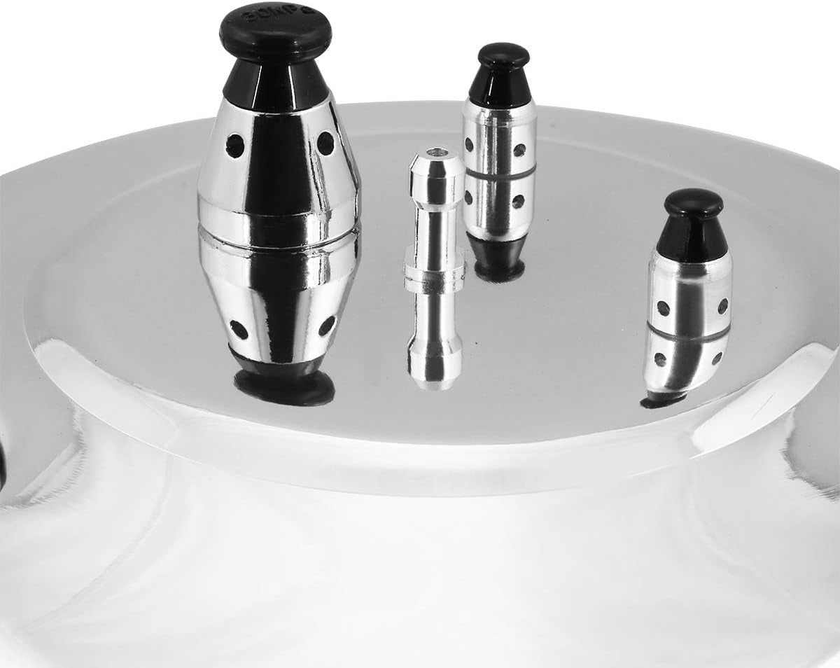 8QT Pressure Canner Release Valve Aluminum Canning Pot Cooker Pot Stove Top Instant Fast Cooking Pot Stewing Locking System (8 Quarts) Canning and Stewing