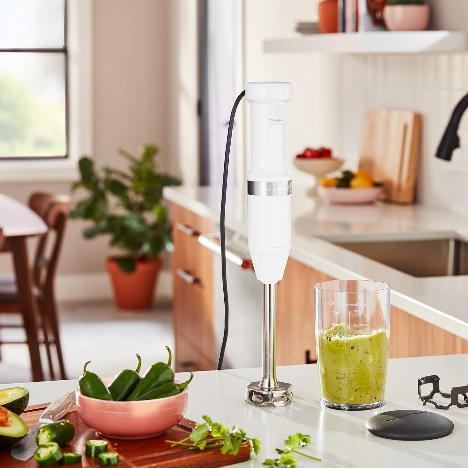 Variable Speed Corded Hand Blender KHBV53, White
