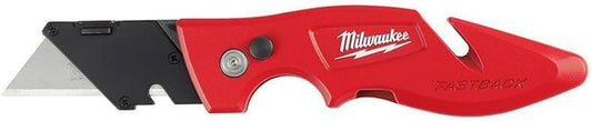 48-22-1901 Fastback Press and Flip Utility Knife with Belt Clip and Onboard Wire Stripping