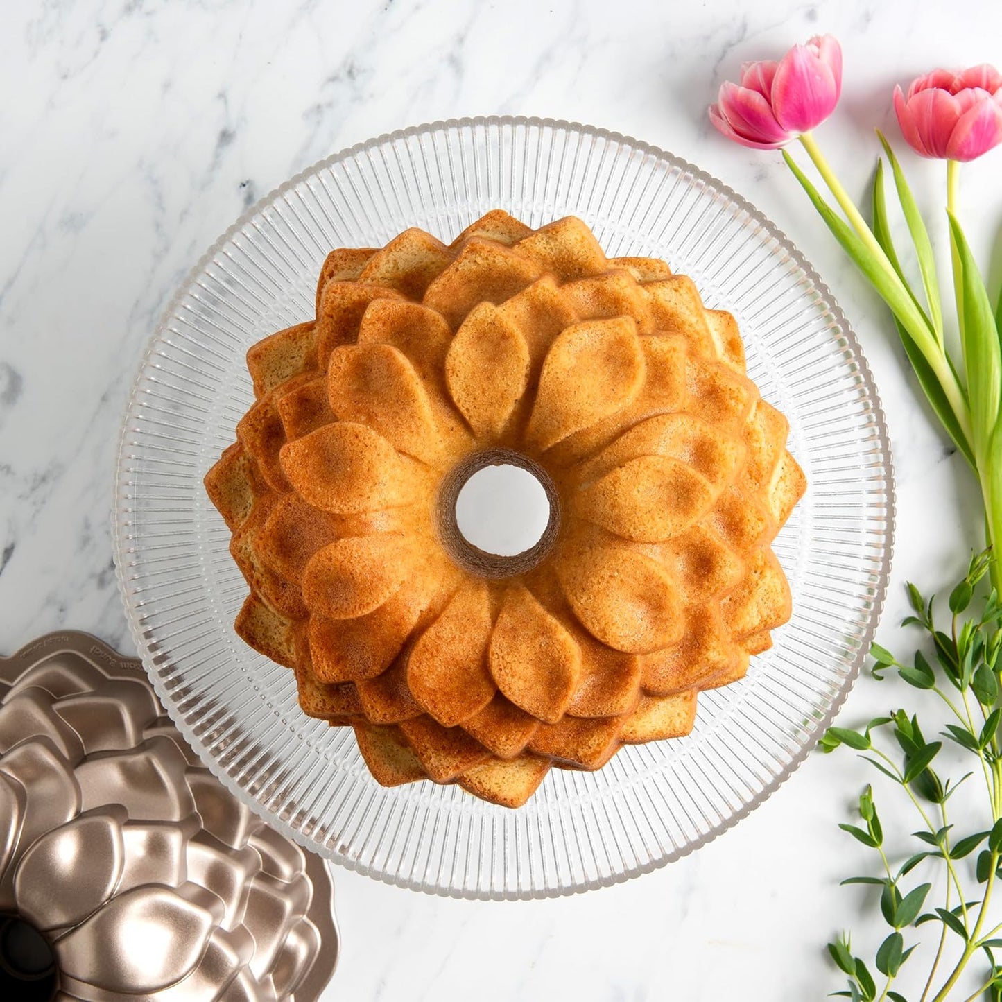 Blossom Bundt Pan ,Toffee