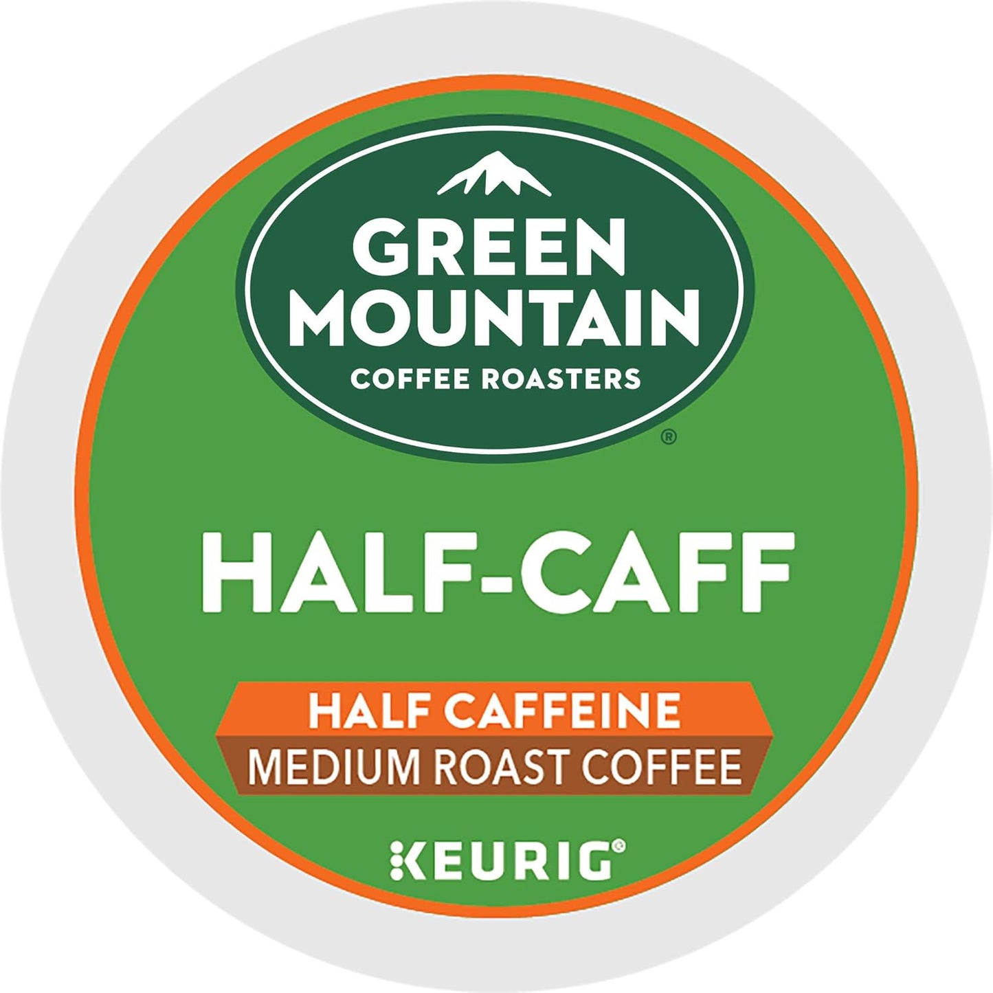 Half Caff Keurig Single-Serve K-Cup Pods, Medium Roast Coffee, 72 Count
