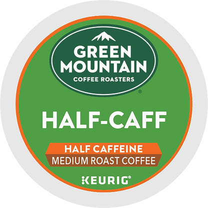 Half Caff Keurig Single-Serve K-Cup Pods, Medium Roast Coffee, 72 Count
