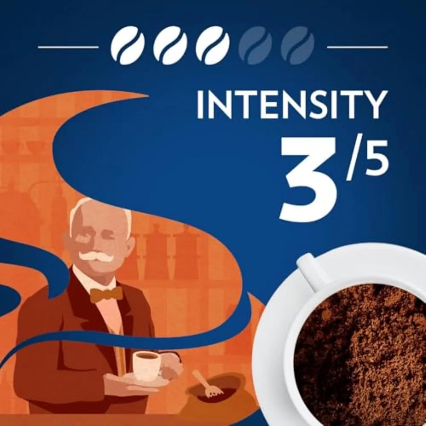 House Blend Perfetto Ground Coffee 12Oz Bag, Medium Roast, Full-Bodied, Intensity 3/5, 100% Arabica, Ideal for Drip Brewers, (Pack of 1) - Package May Vary
