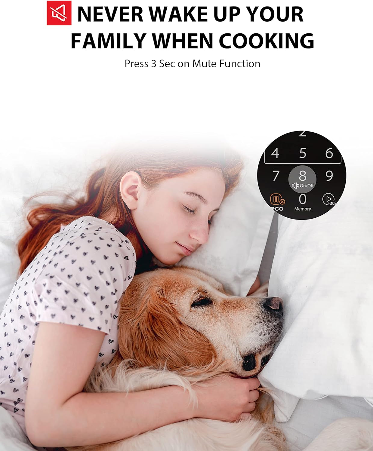 ML-EM45P(BS) Countertop Microwave Oven with Smart Sensor and 13.6" Removable Position Memory Turntable, Sound On/Off Function, 1200W, 1.6 Cu.Ft, Black Stainless Steel