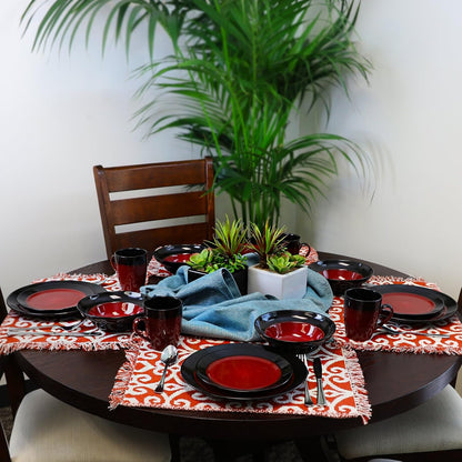 ’S Tanizia 16 Piece High Gloss Dinnerware Set