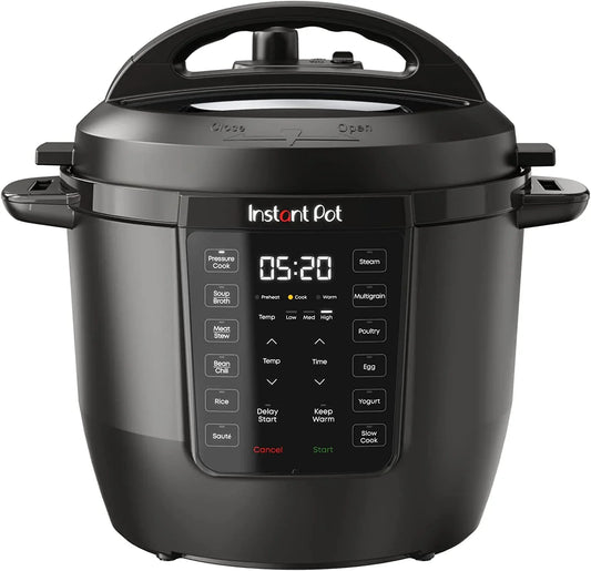 6QT RIO 7-In-1 Multi-Cooker, Pressure Cooker, Slow Cook, Sauté, Steam, Rice Maker, Yogurt, & Warmer, Black, 6 Quarts