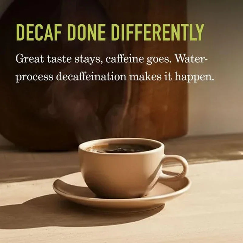 , Dark Roast Decaf Keurig K-Cup Pods, Decaffeinated Arabica Coffee - Decaf House Blend 60 Count (6 Boxes of 10 K-Cup Pods)