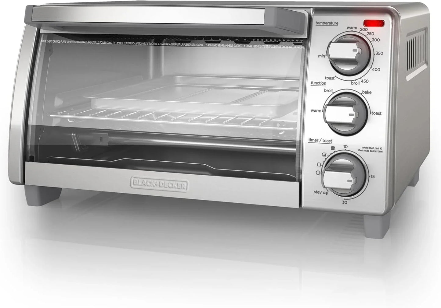4-Slice Toaster Oven with Natural Convection, Stainless Steel, TO1760SS (TO1760SST-1)