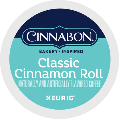Classic Cinnamon Roll Keurig Single-Serve K-Cup Pods, Light Roast Coffee, 48 Count