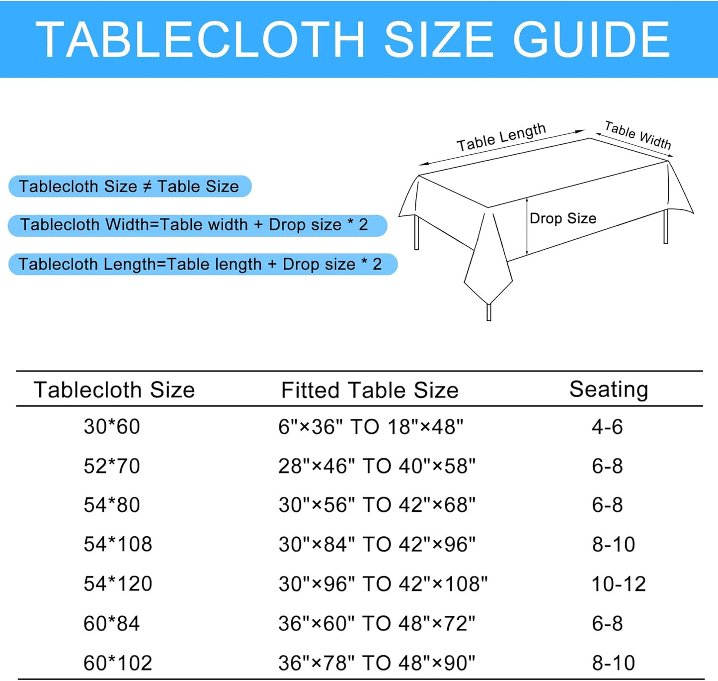 Faux Linen Polyester Rectangle Tablecloth - Wrinkle and Stain Resistant Washable Table Cloth for Kitchen Dining Room Holiday Table Cover for Party Dinner, Beige, 54 X 80 Inch