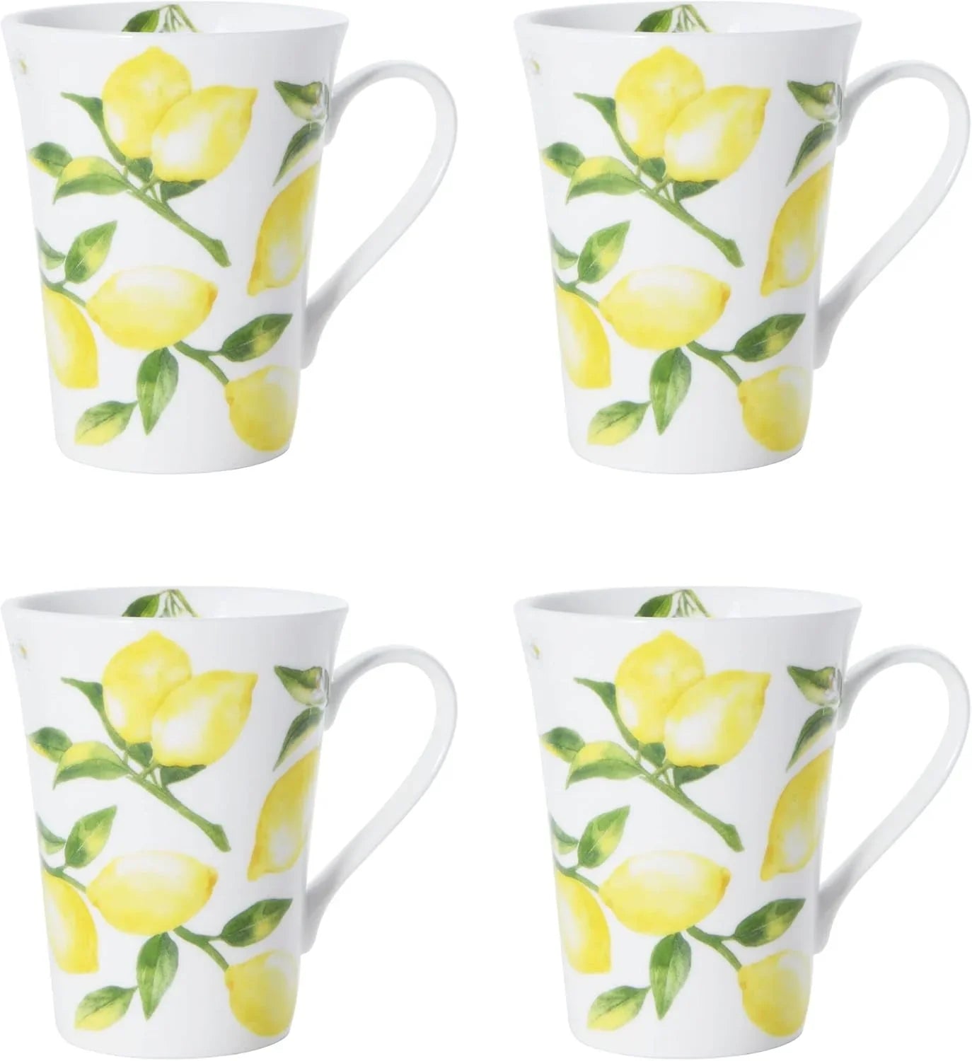 Lemons 16-Piece Dinnerware Set, Service for 4, Multicolor