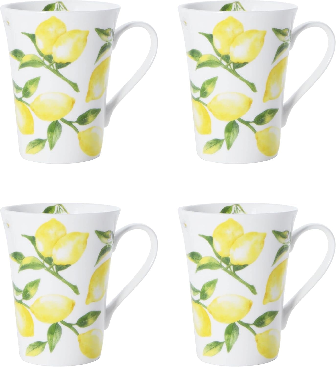 Lemons 16-Piece Dinnerware Set, Service for 4, Multicolor