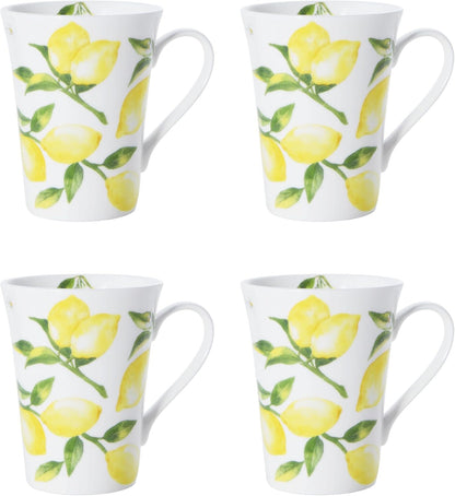 Lemons 16-Piece Dinnerware Set, Service for 4, Multicolor