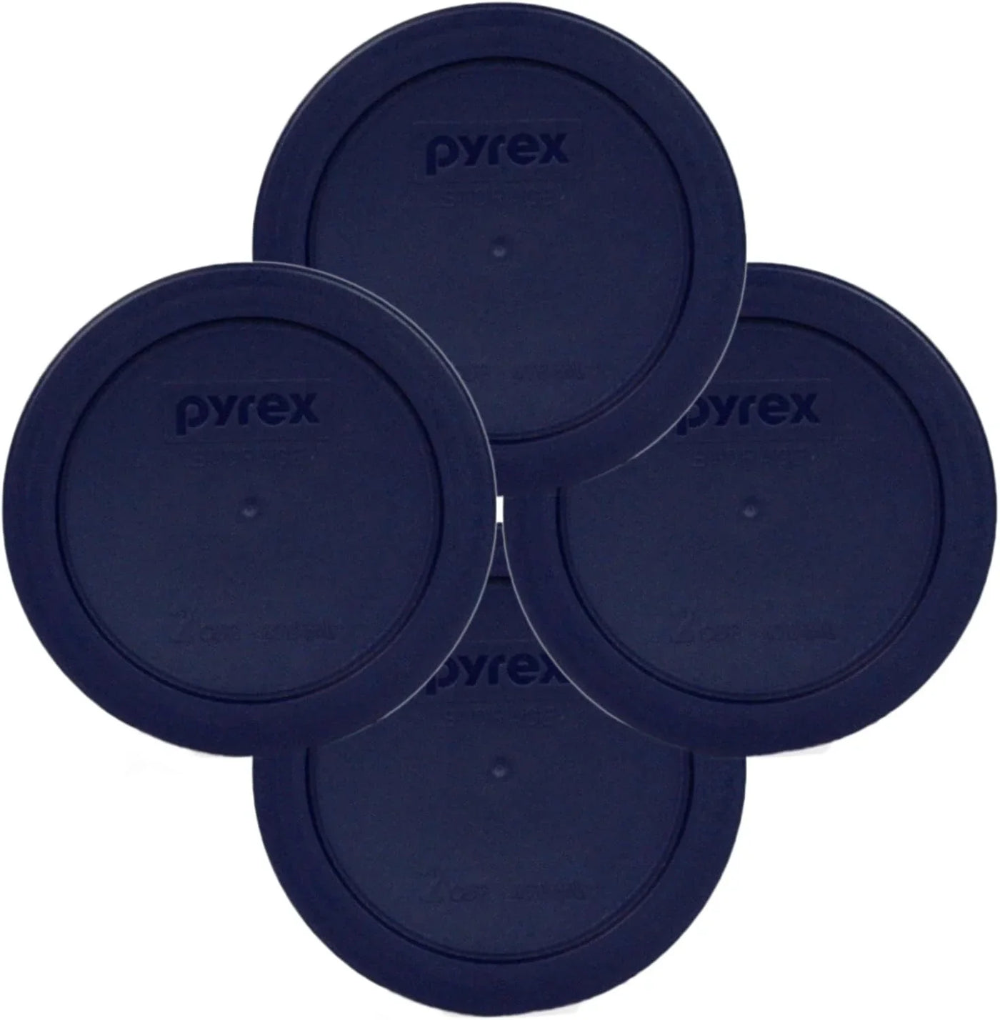 7200-PC 2-Cup Blue Food Storage Replacement Lid (4-Pack) - Made in USA