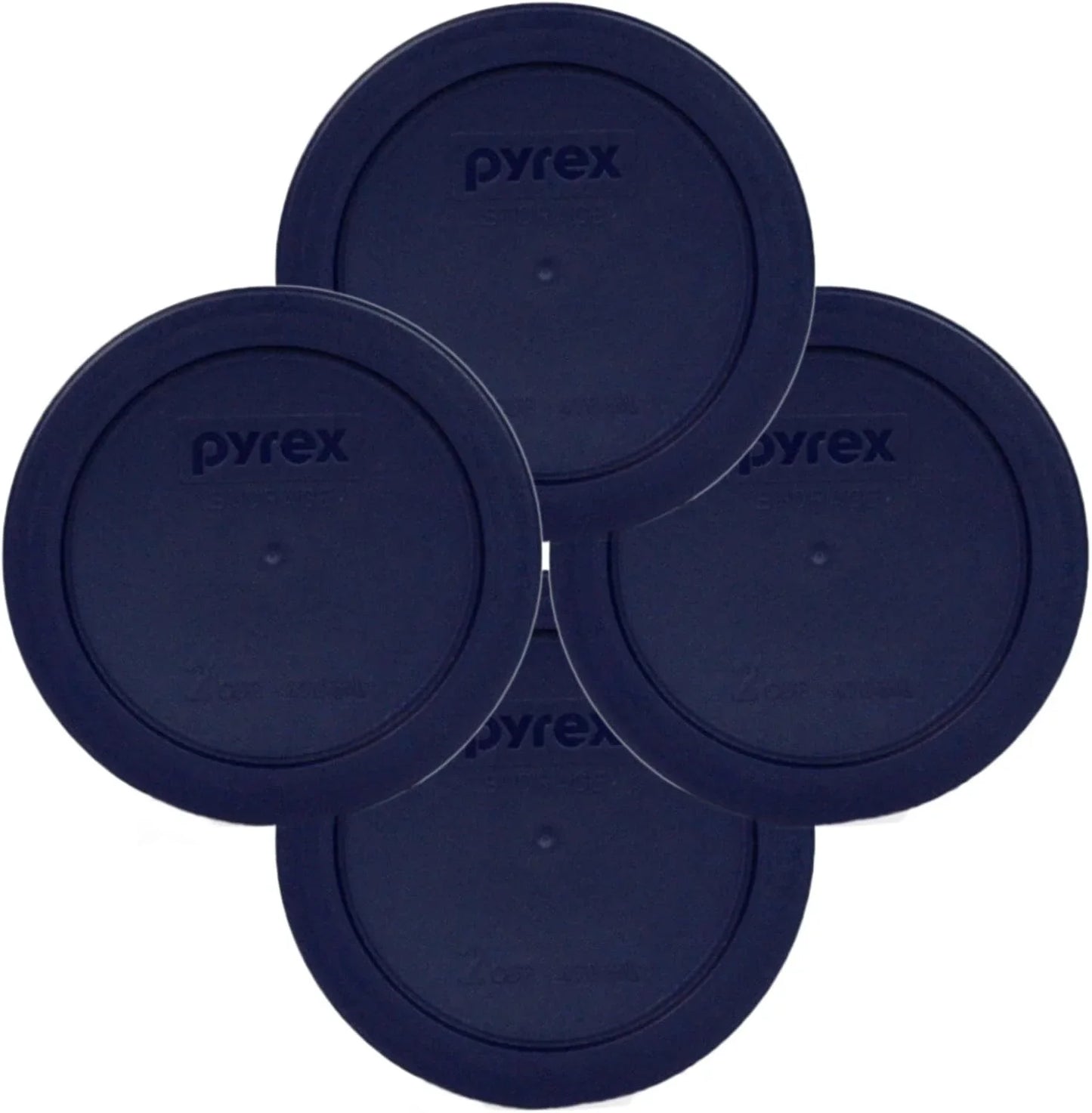 7200-PC 2-Cup Blue Food Storage Replacement Lid (4-Pack) - Made in USA