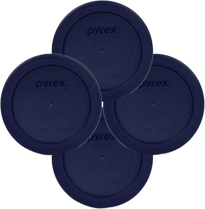 7200-PC 2-Cup Blue Food Storage Replacement Lid (4-Pack) - Made in USA