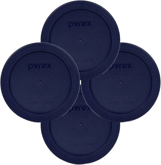 7200-PC 2-Cup Blue Food Storage Replacement Lid (4-Pack) - Made in USA