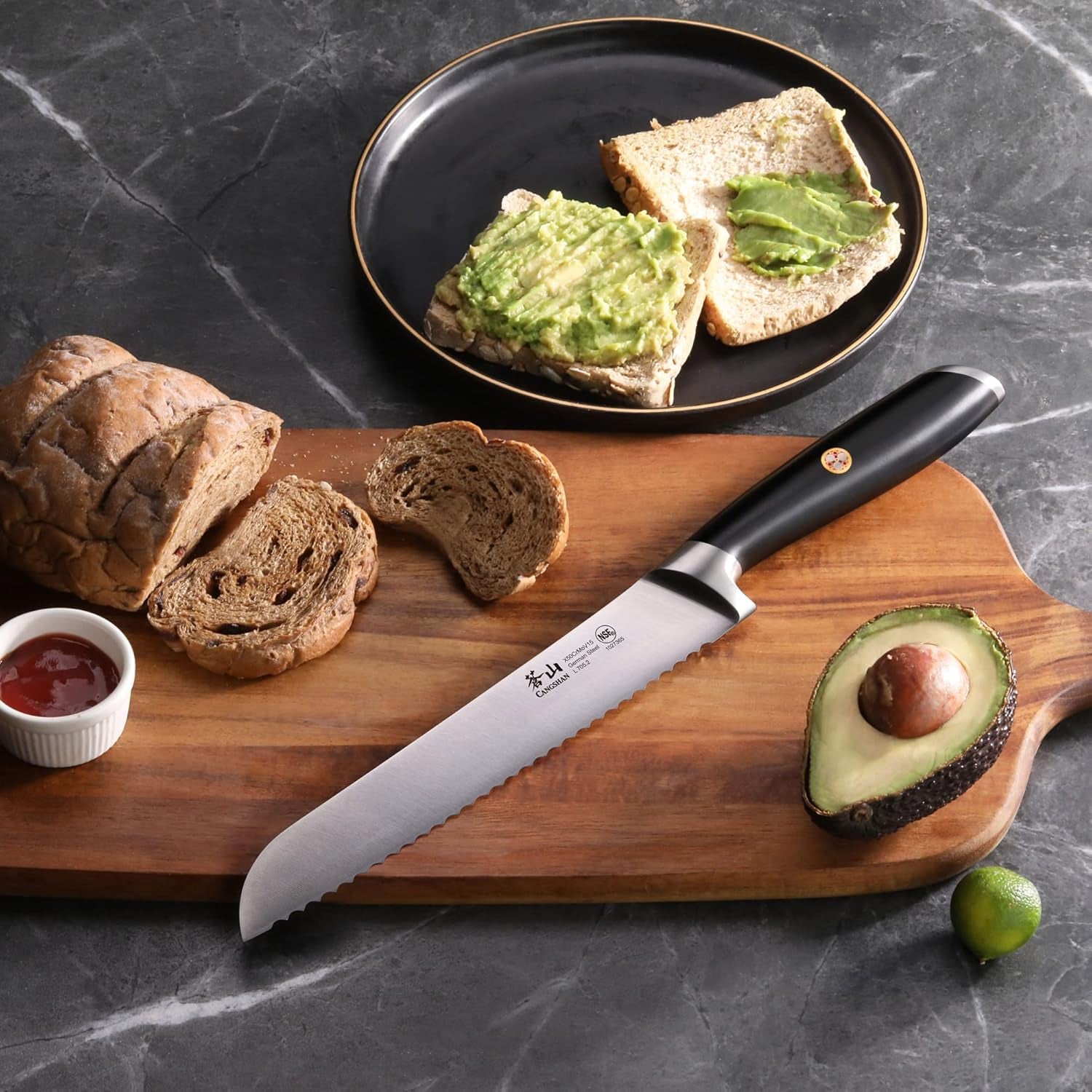 L Series 8-Inch Bread Knife, German Steel Forged, 1027365