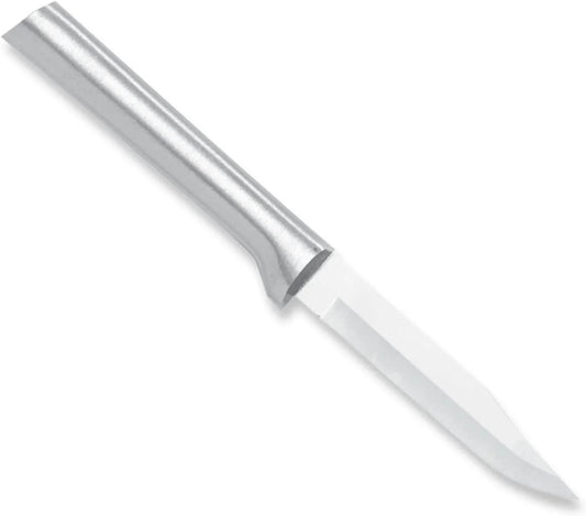 Cutlery Regular Paring Knife (R101), 3.25" Stainless Steel Blade, Silver Handle, Pack of 2