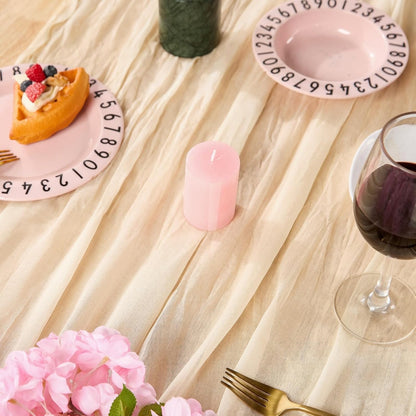 3 Pack Beige Spring Table Runner Boho Cheesecloth Table Runners Bulk 10 Ft Crinkled Gauze Sheer Mother'S Day Table Centerpieces for Wedding Ceremony Anniversary Bridal Baby Shower Banquet