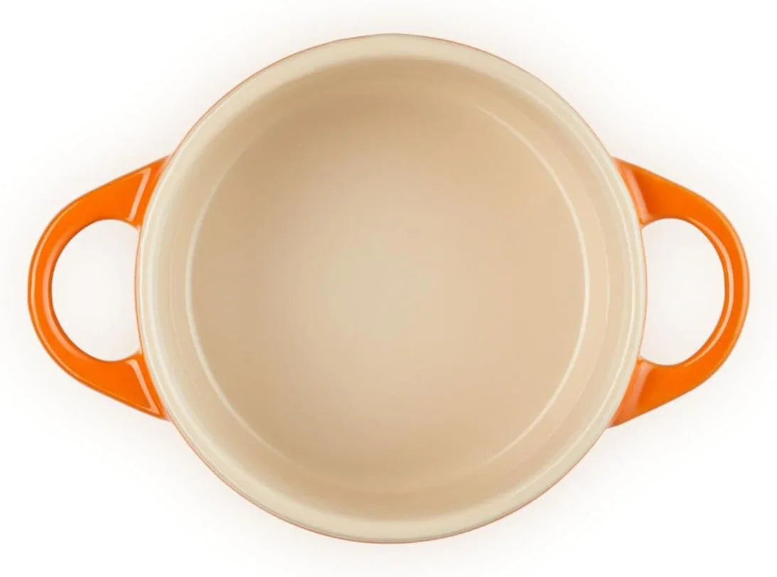 Stoneware Mini round Cocotte, 8 Oz., Flame