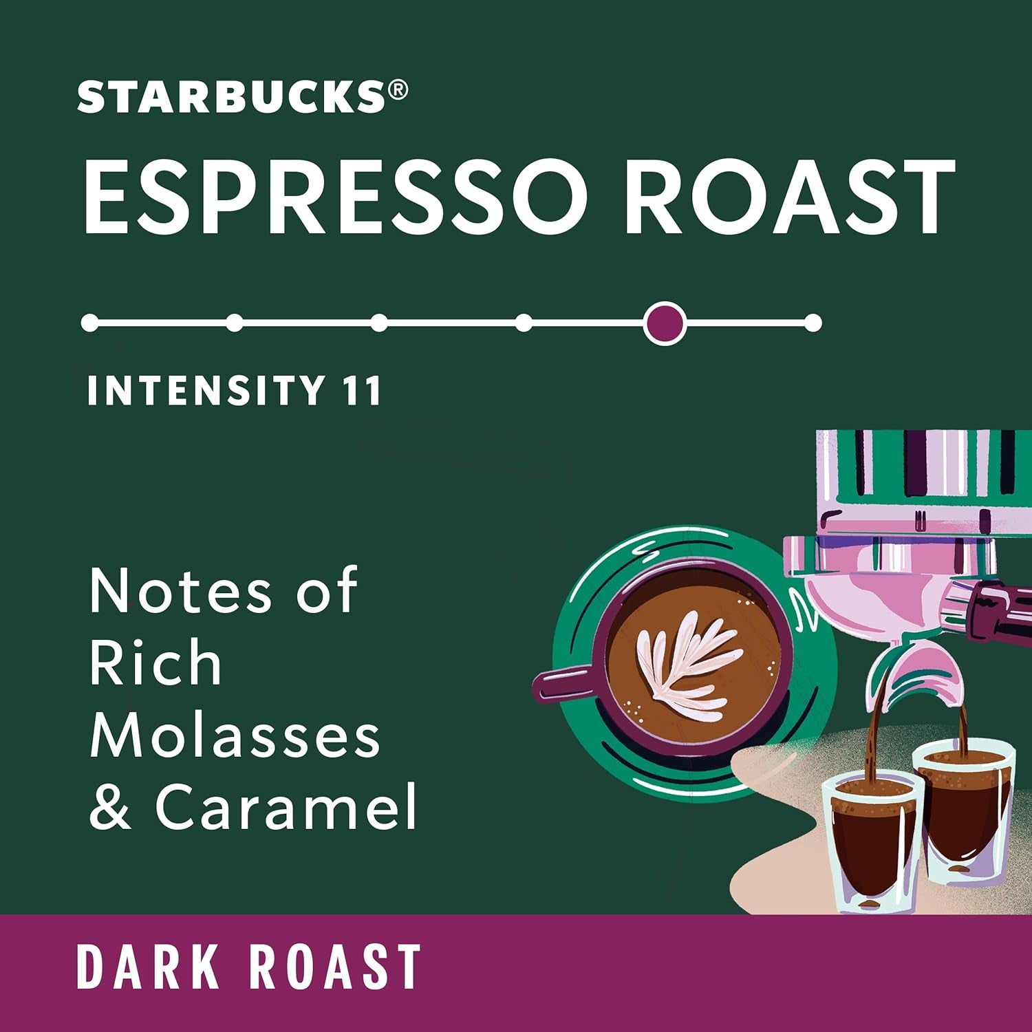 by Nespresso Original Line Dark Roast Espresso, 50-Count Espresso Pods