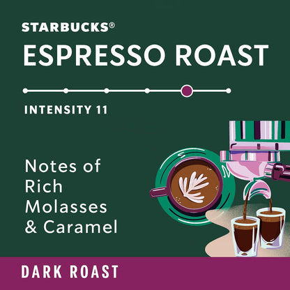 by Nespresso Original Line Dark Roast Espresso, 50-Count Espresso Pods