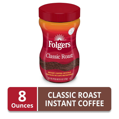 Classic Roast Instant Coffee, 8 Oz. Jar
