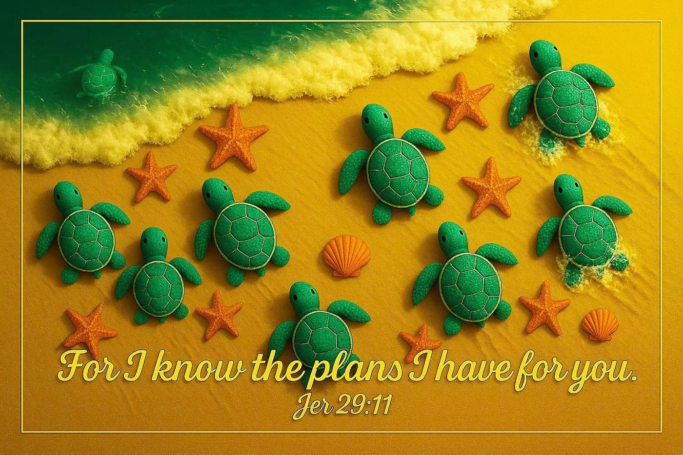 Christian Bible Verse Placemats, Jeremiah 29 11, Set of 6, Cork Backed Wood Table Mats, Heat Resistant Scripture Dining Decor, Large 15.7 X 11.4 Inch, Durable and Easy to Clean