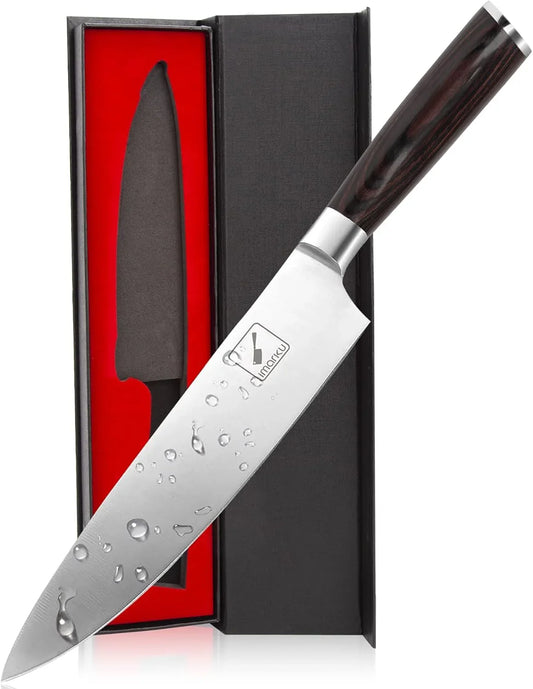 Japanese Chef Knife - Sharp Kitchen Knife 8 Inch Chef'S Knives HC Steel Paring Knife, Unique Gifts for Men and Women, Gifts for Mom or Dad, Kitchen Gadgets with Gift Box, Gyutou Knives