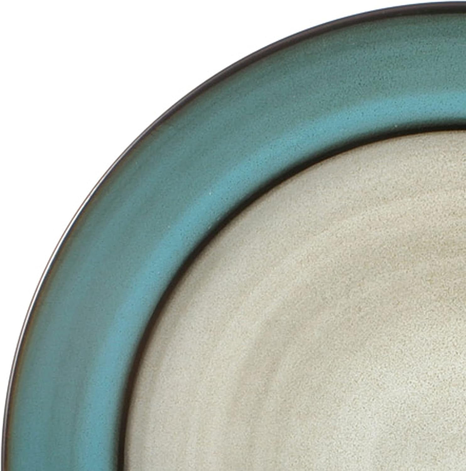 Song Bird Dinnerware Set, 16 Piece, Green, Gray
