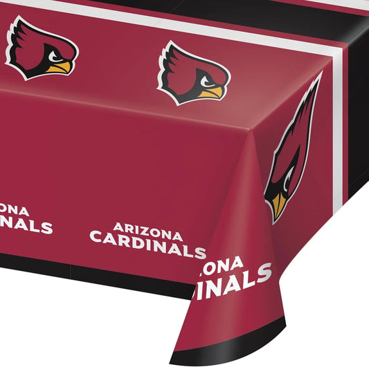 Arizona Cardinals Plastic Tablecloths, 3 Ct, Officially Licensed