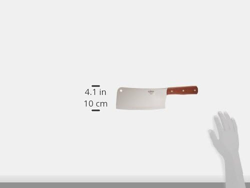8" Heavy Duty Chinese Cleaver with Wooden Handle, 3-1/2″