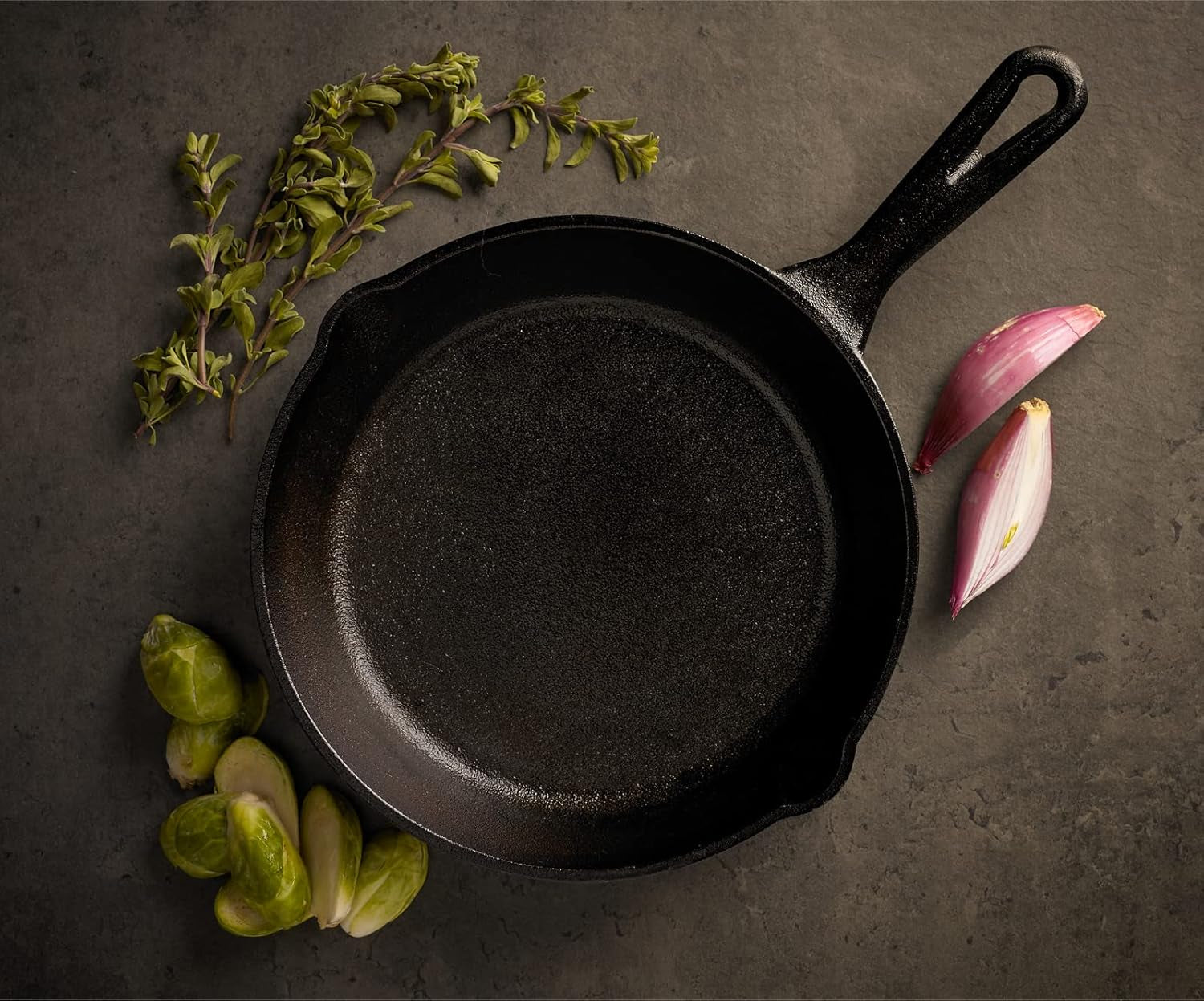 Pre-Seasoned Cast Iron Skillet, 8-Inch