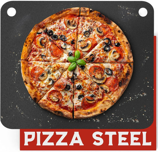 Pizza Steel XL for Oven & Grill,16"X13.4", the Ultimate Crust Game Changer, Perfect for Oven Baked Pizza with Higher Conductivity, Premium Baking Alternative to Pan and Stone