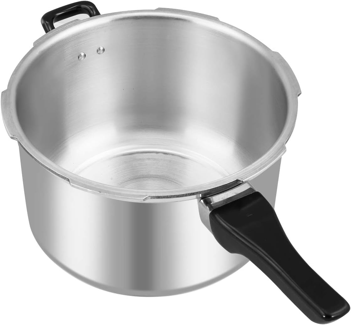 8QT Pressure Canner Release Valve Aluminum Canning Pot Cooker Pot Stove Top Instant Fast Cooking Pot Stewing Locking System (8 Quarts) Canning and Stewing