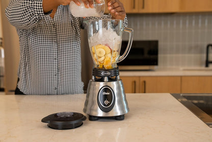 Classic Series Heritage Blender with 6-Cup Glass Jar, 1000W Power, Stainless Steel Countertop Kitchen Blender