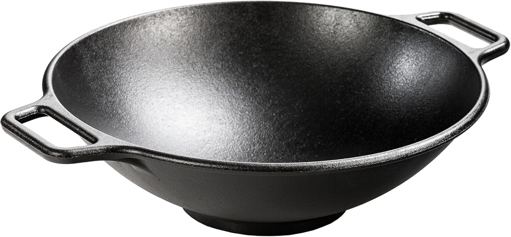 BOLD 14 Inch Seasoned Cast Iron Wok; Design-Forward Cookware