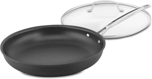 Chef'S Classic™ Nonstick Hard Anodized 12" Nonstick Skillet with Glass Cover